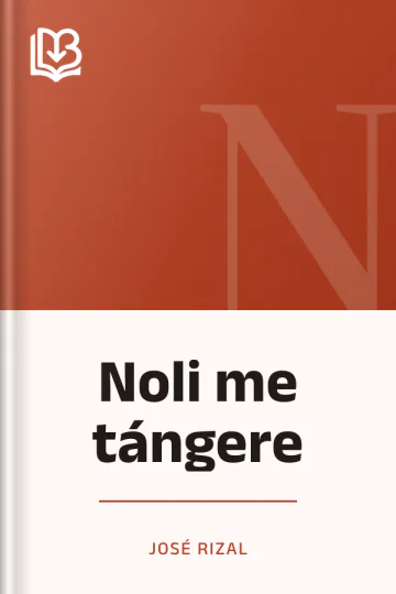 Noli me tángere de José Rizal, portada del libro
