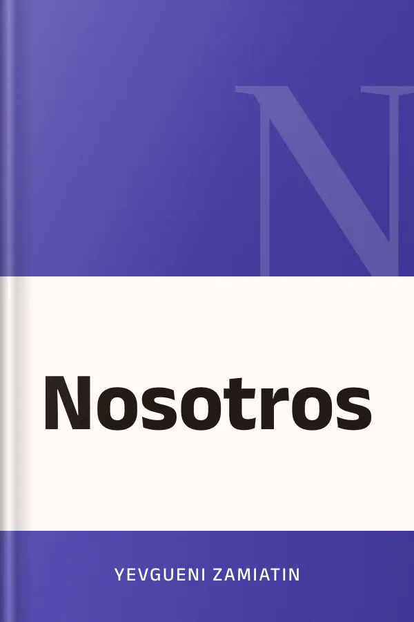 Nosotros de Yevgueni Zamiatin, portada del libro