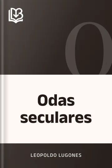 Odas seculares de Leopoldo Lugones, portada del libro