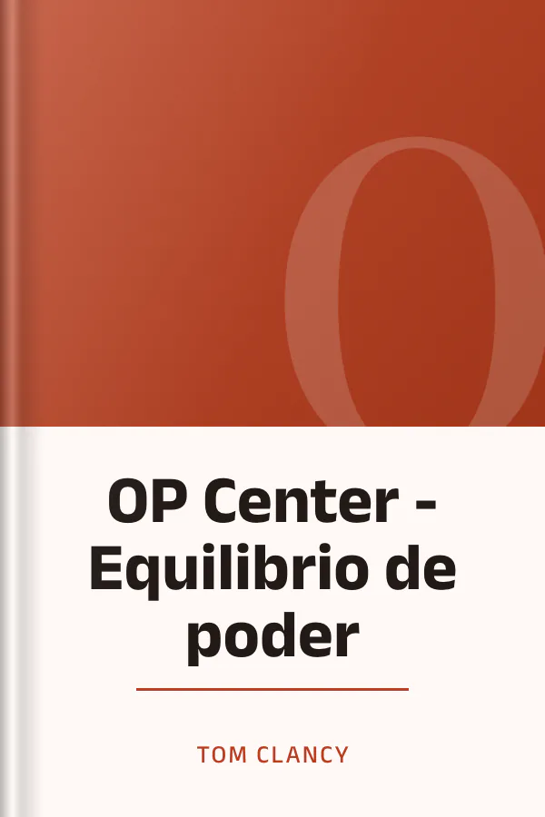 OP Center - Equilibrio de poder de Tom Clancy, portada del libro