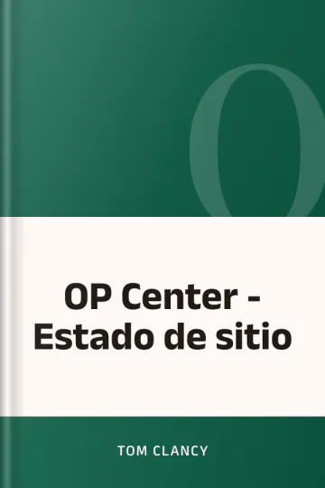 OP Center - Estado de sitio de Tom Clancy, portada del libro