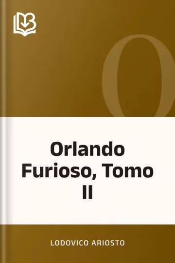 Orlando Furioso, Tomo II de Lodovico Ariosto, portada del libro