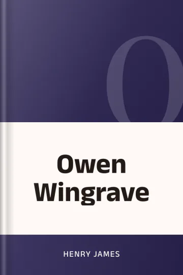 Owen Wingrave de Henry James, portada del libro