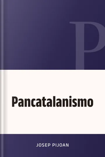Pancatalanismo de Josep Pijoan, portada del libro