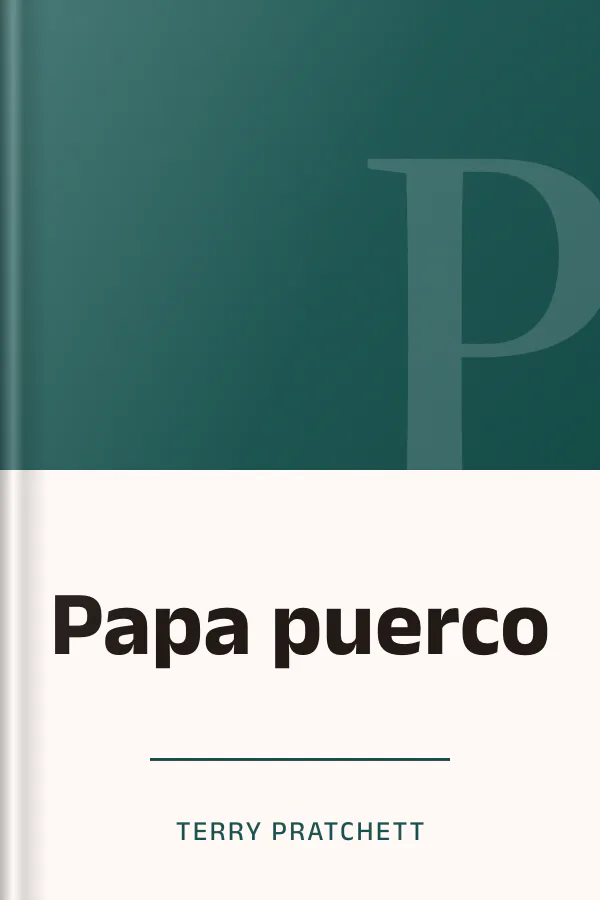 Papa puerco de Terry Pratchett, portada del libro
