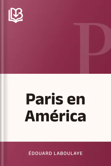 Paris en América de Édouard Laboulaye, portada del libro