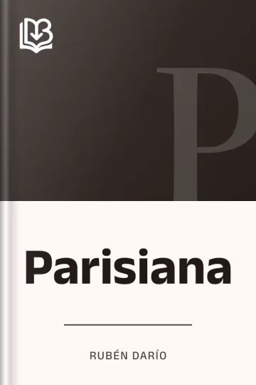 Parisiana de Rubén Darío, portada del libro