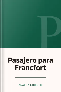 Pasajero para Francfort - Agatha Christie