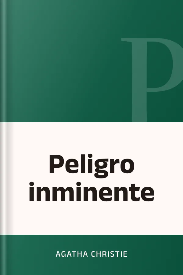 Peligro inminente de Agatha Christie, portada del libro