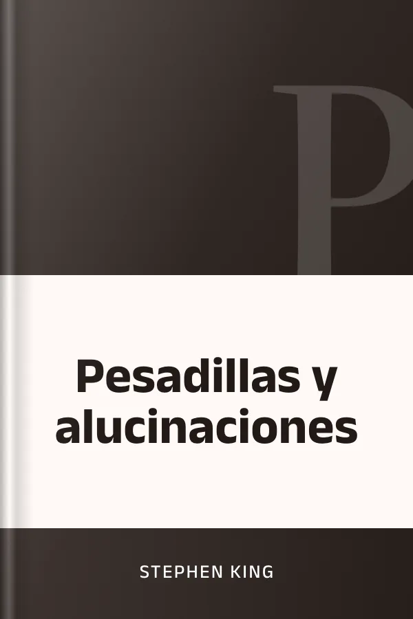 Pesadillas y alucinaciones de Stephen King, portada del libro