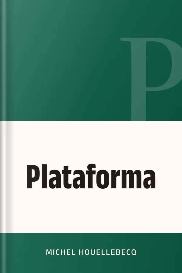 Plataforma de Michel Houellebecq, portada del libro