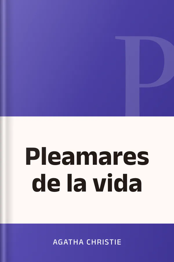Pleamares de la vida de Agatha Christie, portada del libro
