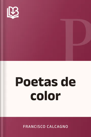 Poetas de color de Francisco Calcagno, portada del libro