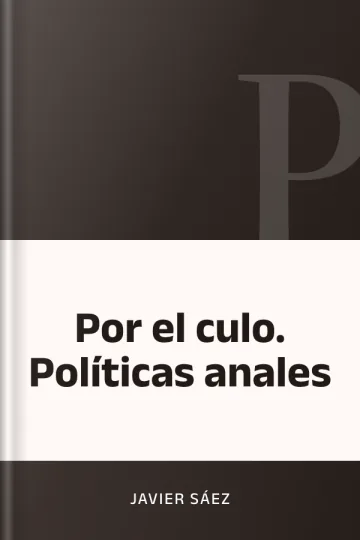 Por el culo. Políticas anales de Javier Sáez, portada del libro