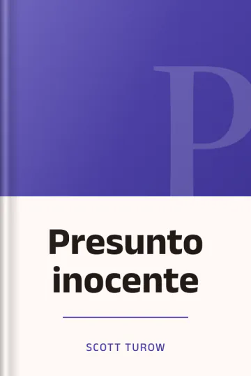 Presunto inocente de Scott Turow, portada del libro