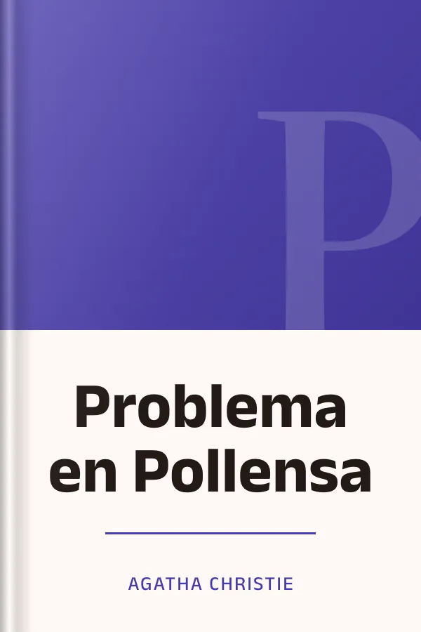 Problema en Pollensa de Agatha Christie, portada del libro