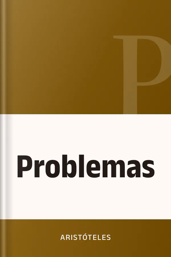Problemas de Aristóteles, portada del libro