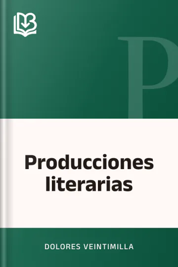 Producciones literarias de Dolores Veintimilla, portada del libro