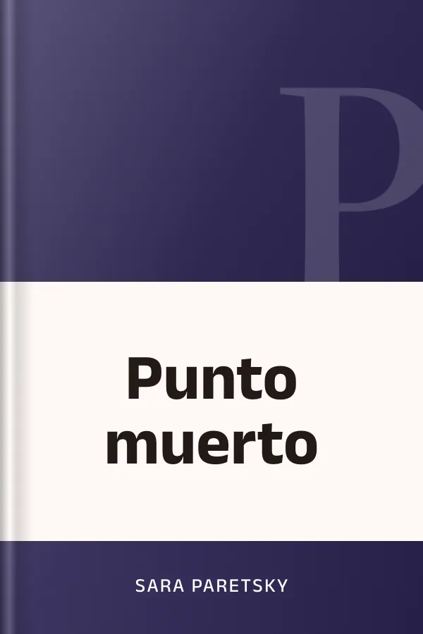 Punto muerto de Sara Paretsky, portada del libro