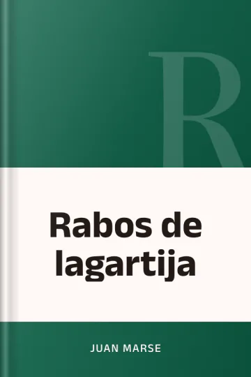 Rabos de lagartija de Juan Marse, portada del libro