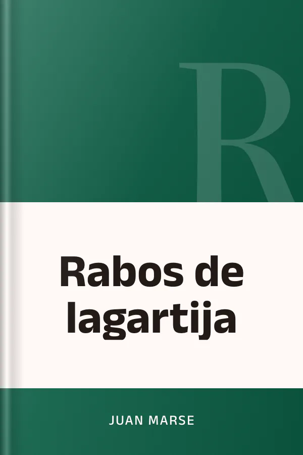 Rabos de lagartija de Juan Marse, portada del libro