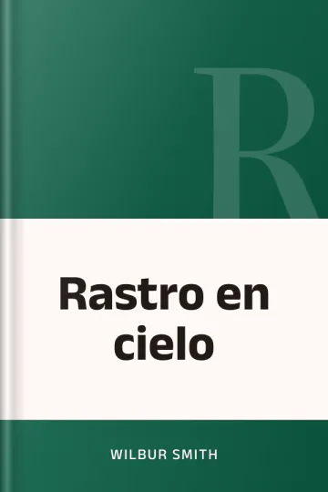 Rastro en cielo de Wilbur Smith, portada del libro