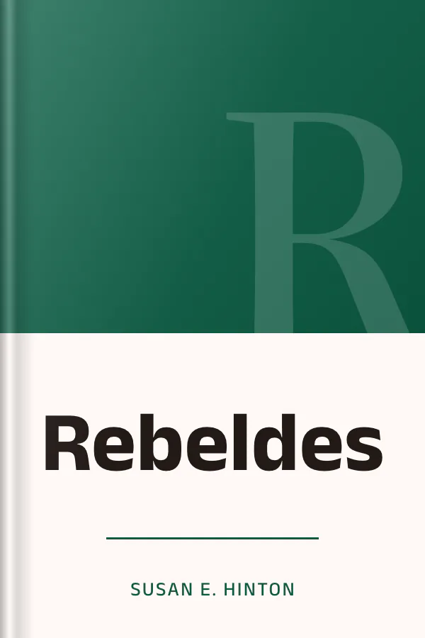 Rebeldes de Susan E. Hinton, portada del libro