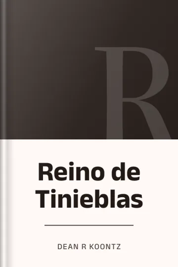 Reino de Tinieblas de Dean R Koontz, portada del libro