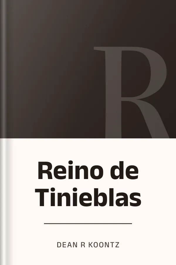 Reino de Tinieblas de Dean R Koontz, portada del libro