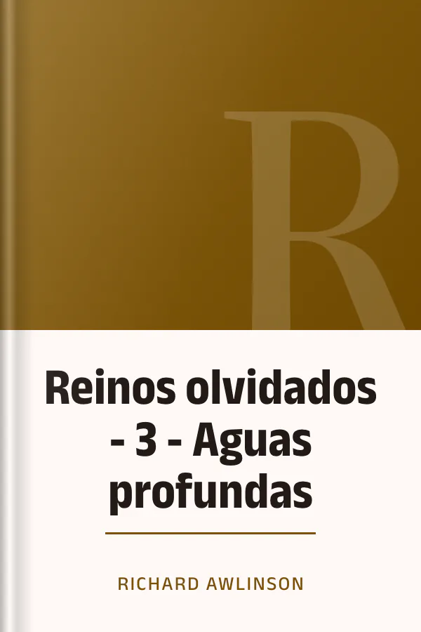 Reinos olvidados - 3 - Aguas profundas de Richard Awlinson, portada del libro