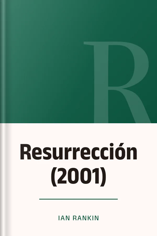 Resurrección (2001) de Ian Rankin, portada del libro