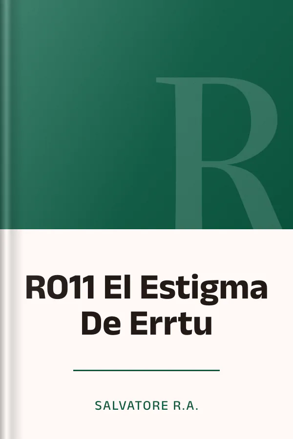 RO11 El Estigma De Errtu de Salvatore R.A., portada del libro