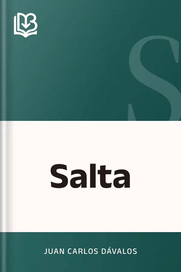 Salta de Juan Carlos Dávalos, portada del libro