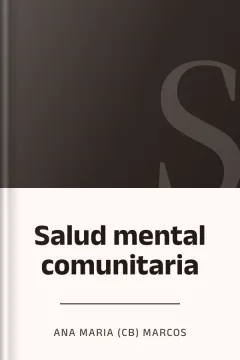 Salud mental comunitaria - Ana Maria (CB) Marcos