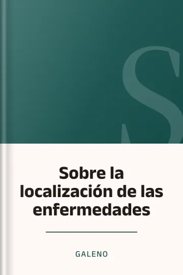 Sobre la localización de las enfermedades de Galeno, portada del libro