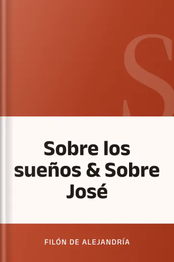 Sobre los sueños & Sobre José de Filón de Alejandría, portada del libro