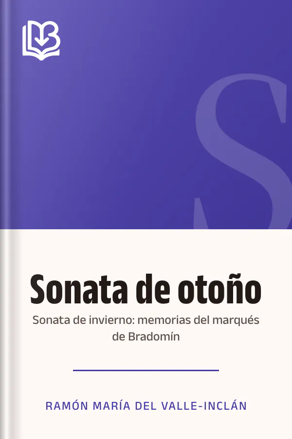Sonata de otoño; Sonata de invierno: memorias del marqués de Bradomín de Ramón María del Valle-Inclán, portada del libro