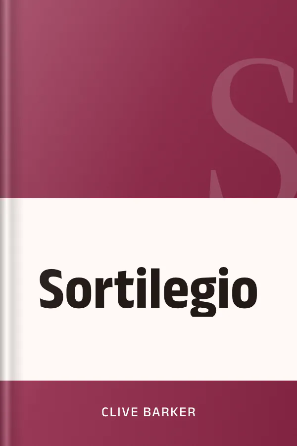 Sortilegio de Clive Barker, portada del libro