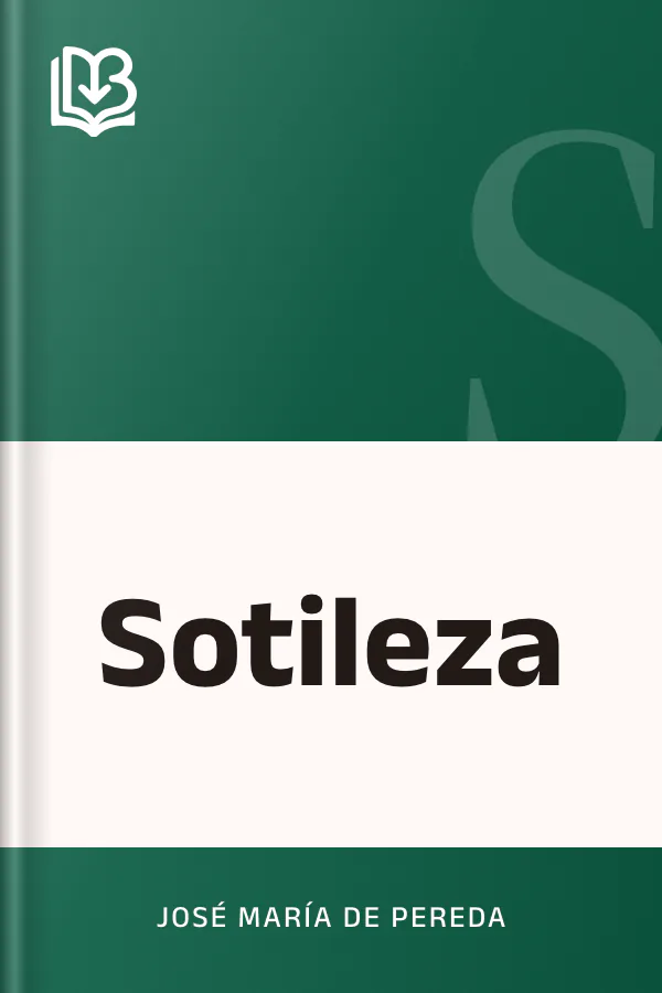 Sotileza de José María de Pereda, portada del libro