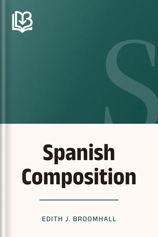 Spanish Composition de Edith J. Broomhall, portada del libro