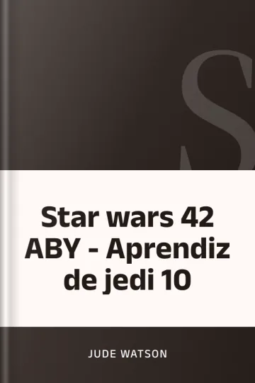 Star wars 42 ABY - Aprendiz de jedi 10 de Jude Watson, portada del libro
