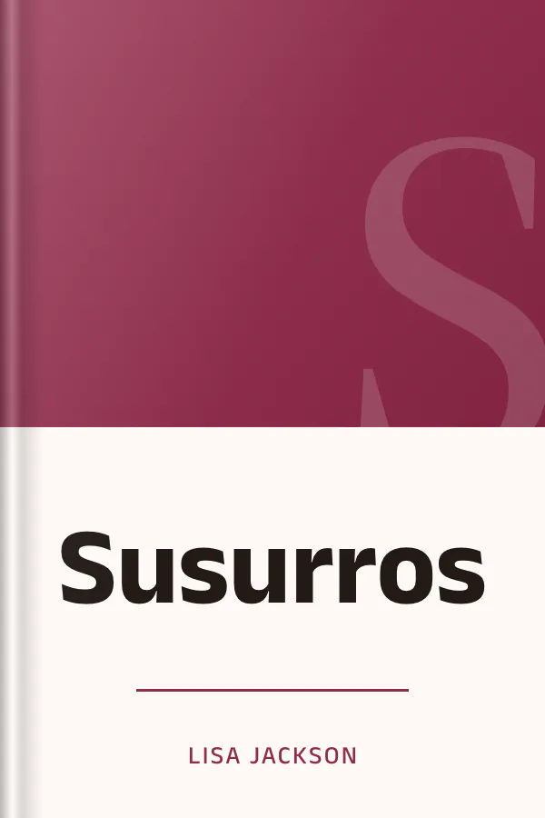 Susurros de Lisa Jackson, portada del libro
