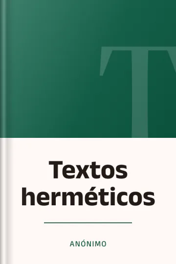 Textos herméticos de Anónimo, portada del libro