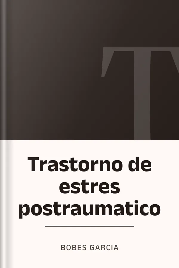 Trastorno de estres postraumatico de Bobes Garcia, portada del libro