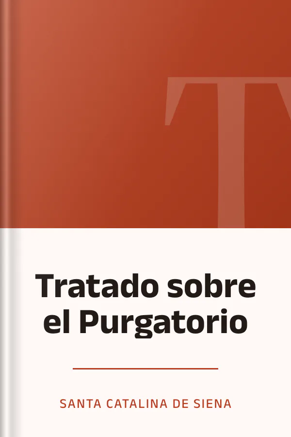 Tratado sobre el Purgatorio de Santa Catalina de Siena, portada del libro