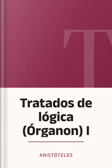 Tratados de lógica (Órganon) I de Aristóteles, portada del libro
