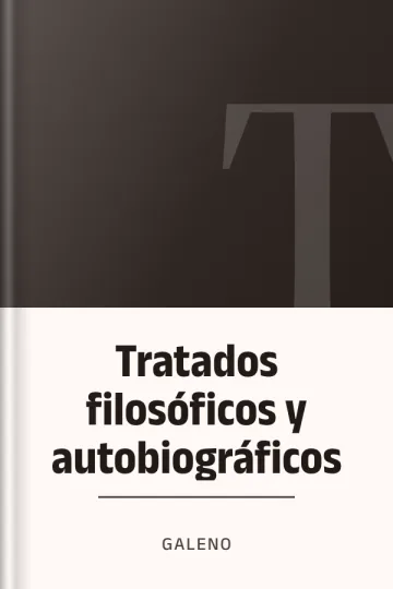 Tratados filosóficos y autobiográficos de Galeno, portada del libro