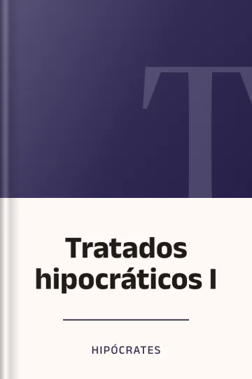 Tratados hipocráticos I de Hipócrates, portada del libro