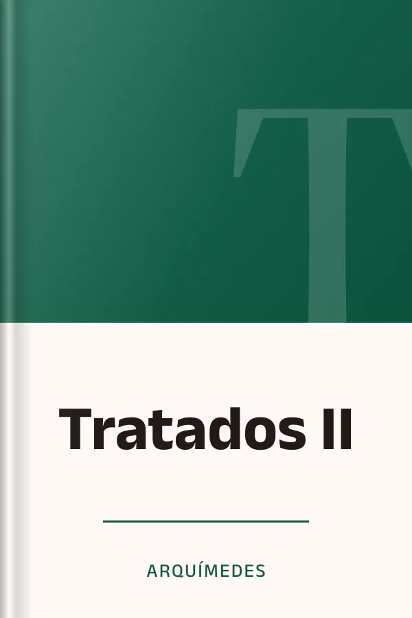 Tratados II de Arquímedes, portada del libro