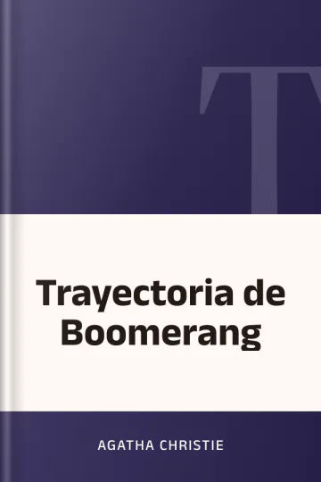 Trayectoria de Boomerang de Agatha Christie, portada del libro